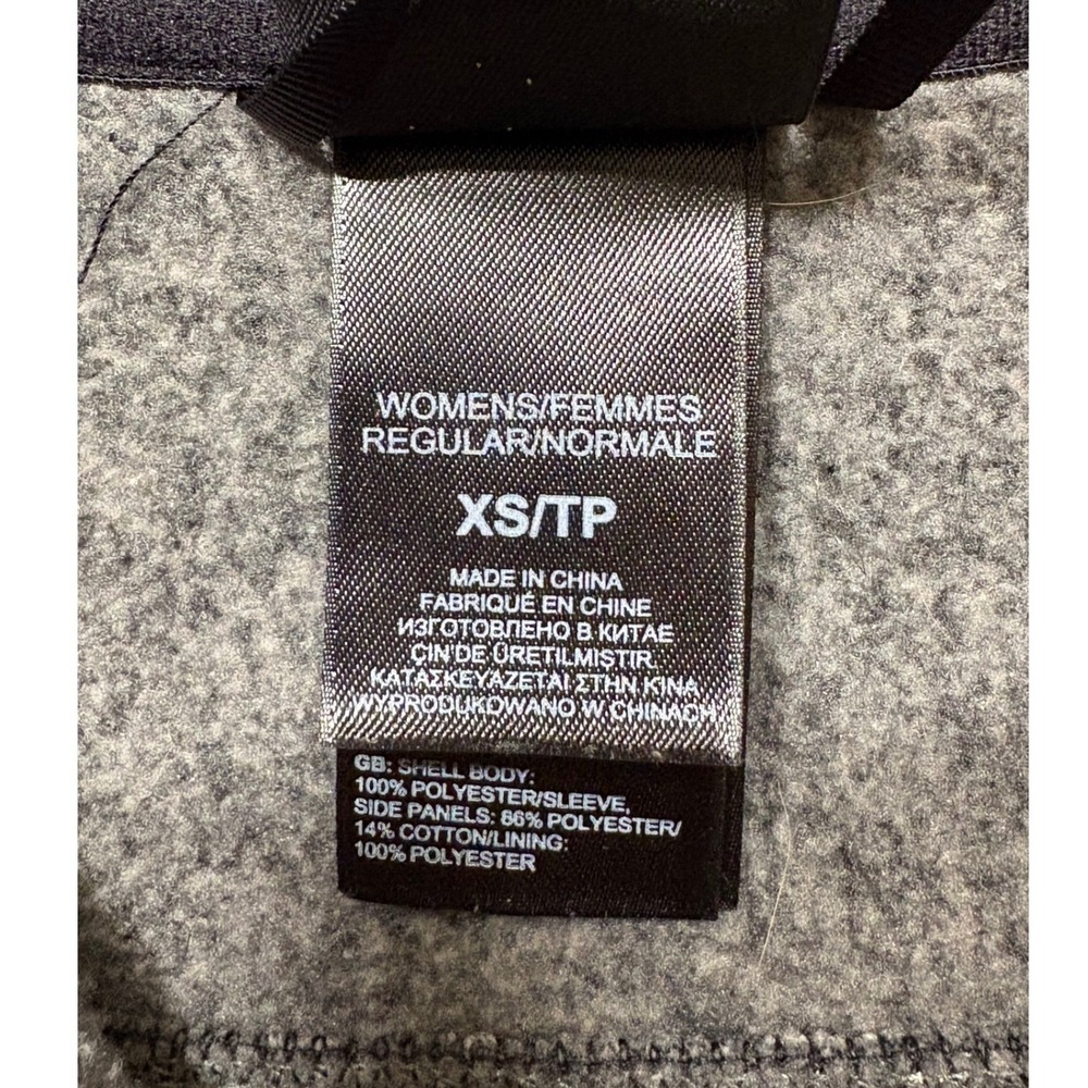 The North Face Womens Jacket Gray Black Full Zip Long Sleeve Athletic XS - Picture 5 of 11
